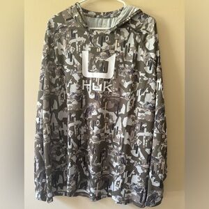 HUK APEX VERT ICON PERFORMANCE HOODIE